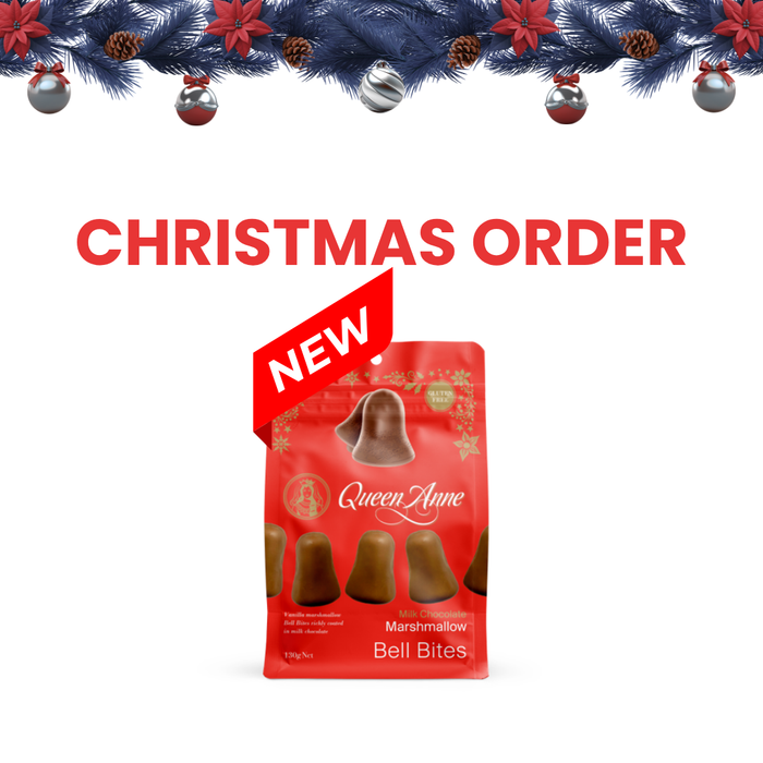 XMAS ORDER - NEW Christmas Marshmallow Bell Bites 130g