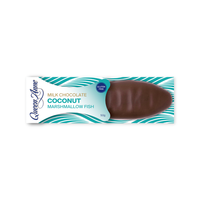 Milk Chocolate Coconut Marshmallow Fish 50g