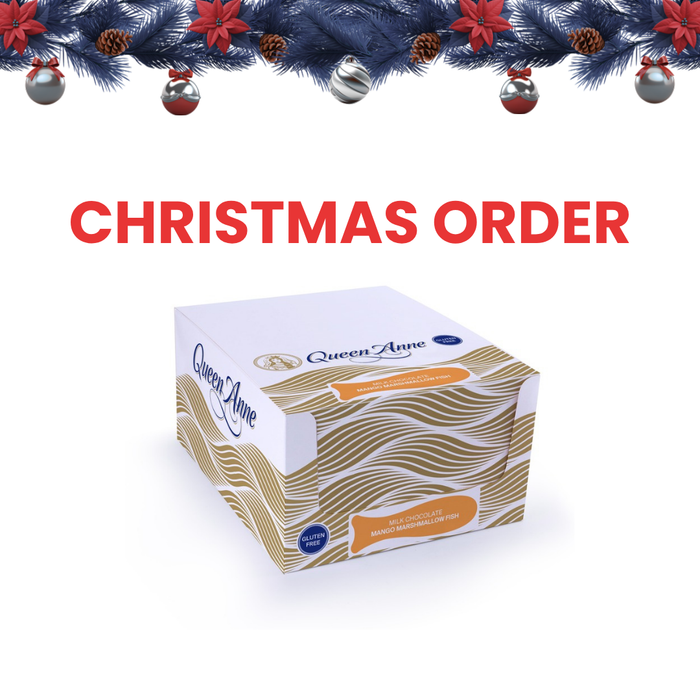 XMAS ORDER - PARTY BOX - x24 50g Milk Chocolate Mango Marshmallow Fish