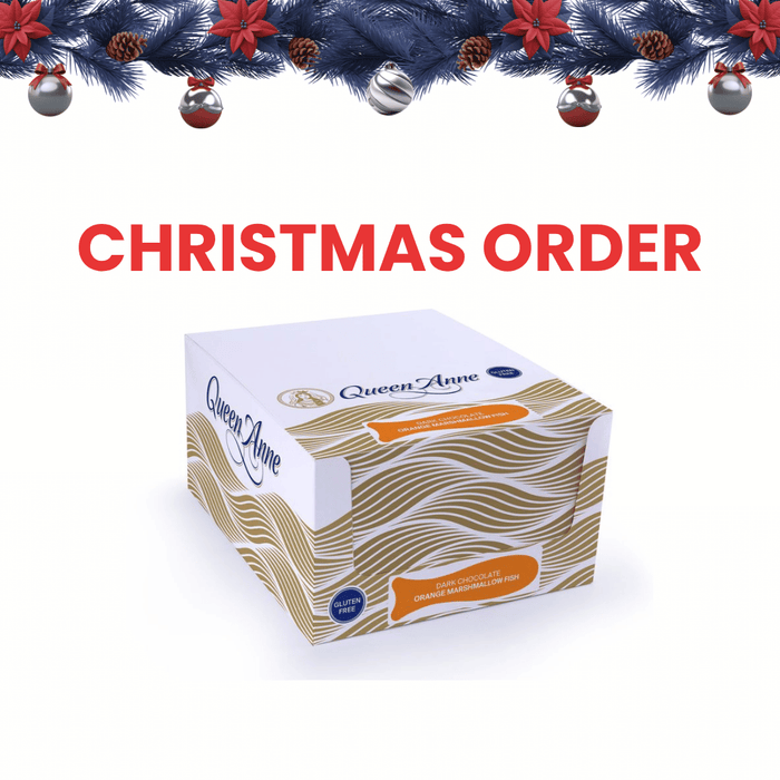 XMAS ORDER - PARTY BOX - x24 50g Dark Chocolate Orange Marshmallow Fish