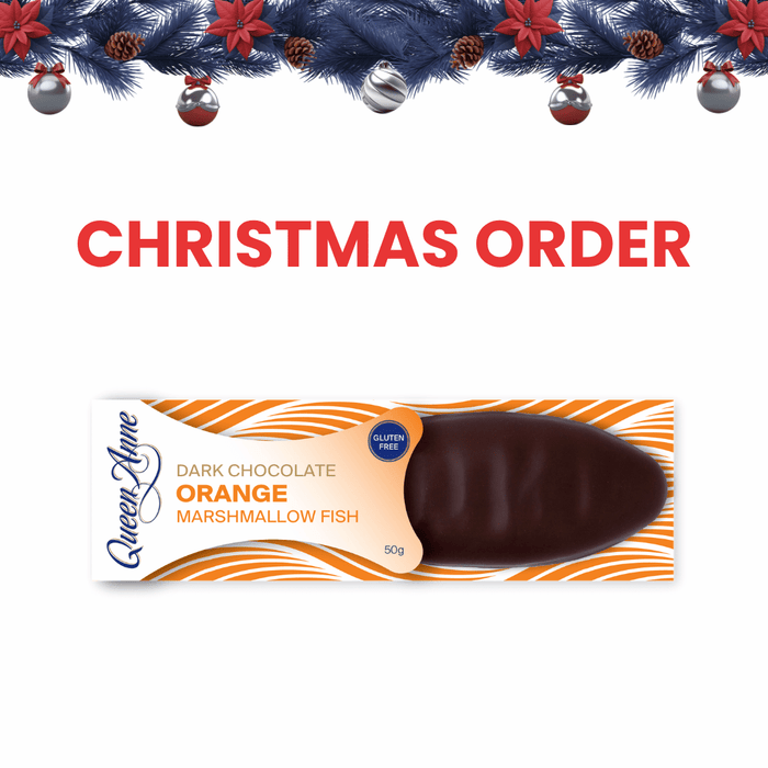 XMAS ORDER - Dark Chocolate Orange Marshmallow Fish 50g