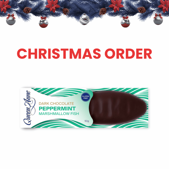 XMAS ORDER - Dark Chocolate Peppermint Marshmallow Fish 50g