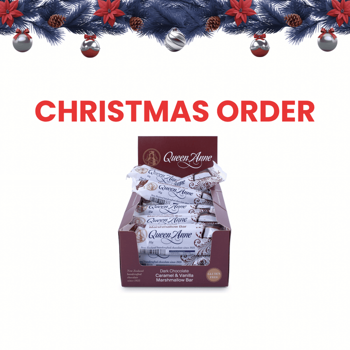 XMAS ORDER - PARTY BOX x18 55g Dark Chocolate Caramel & Marshmallow Bars