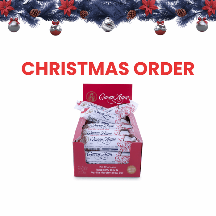 XMAS ORDER - PARTY BOX - x18 55g Milk Chocolate Raspberry Jelly & Marshmallow Bars