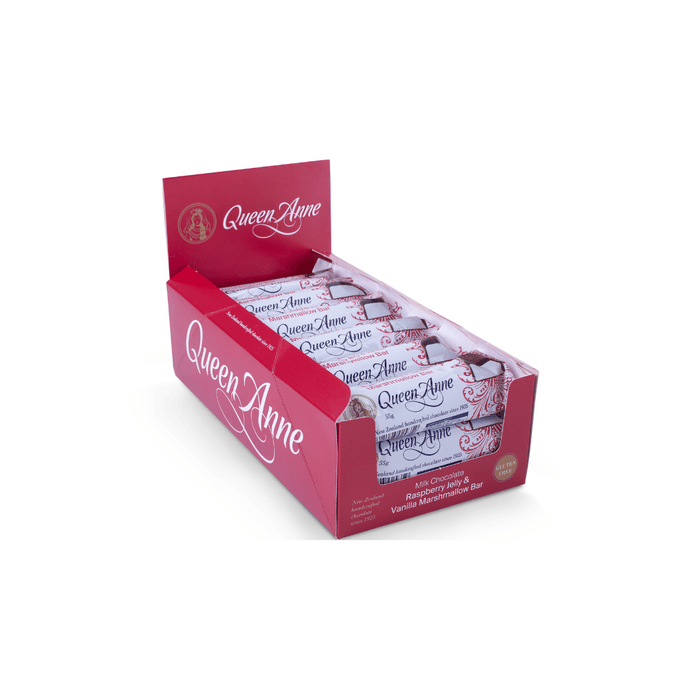 PARTY BOX - x18 55g Milk Chocolate Raspberry Jelly & Marshmallow Bars