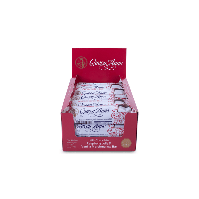 PARTY BOX - x18 55g Milk Chocolate Raspberry Jelly & Marshmallow Bars