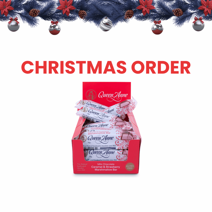 XMAS ORDER - PARTY BOX - x18 55g Milk Chocolate Caramel &  Strawberry Marshmallow Bars