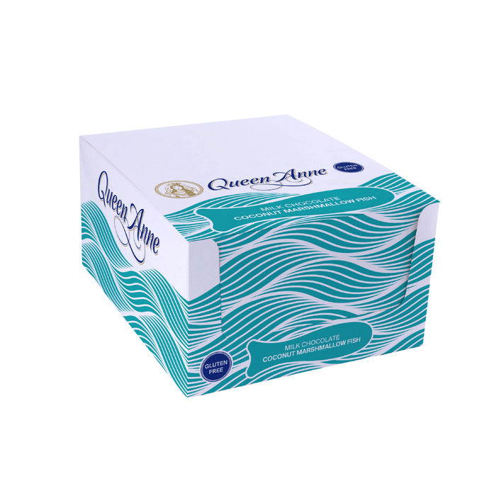 PARTY BOX - x24 50g Milk Chocolate Coconut Marshmallow Fish