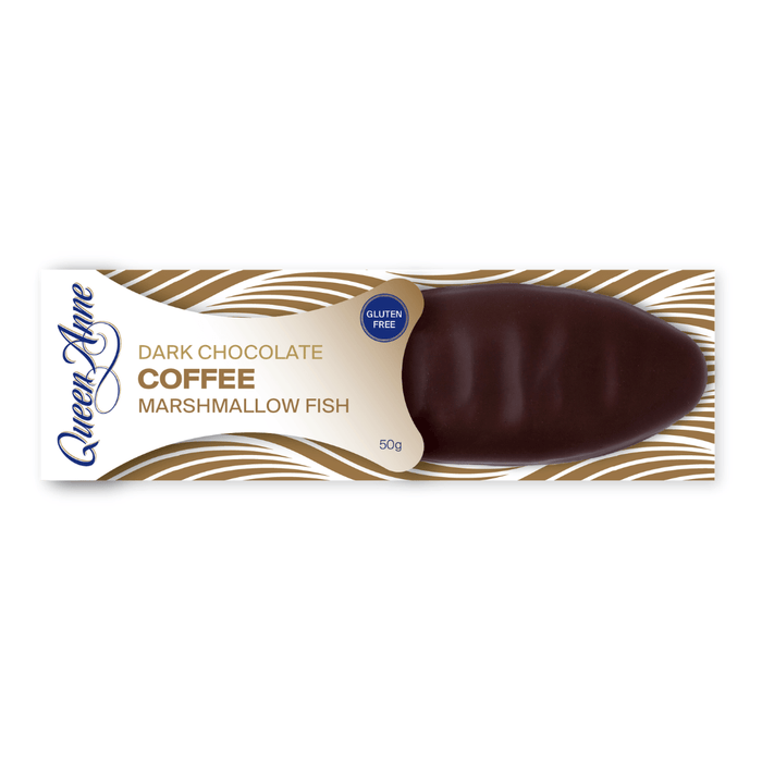 Dark Chocolate Coffee Marshmallow Fish 50g