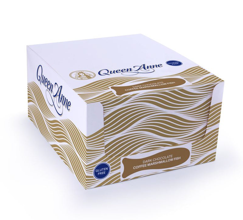 PARTY BOX - x24 50g Dark Chocolate Coffee Marshmallow Fish
