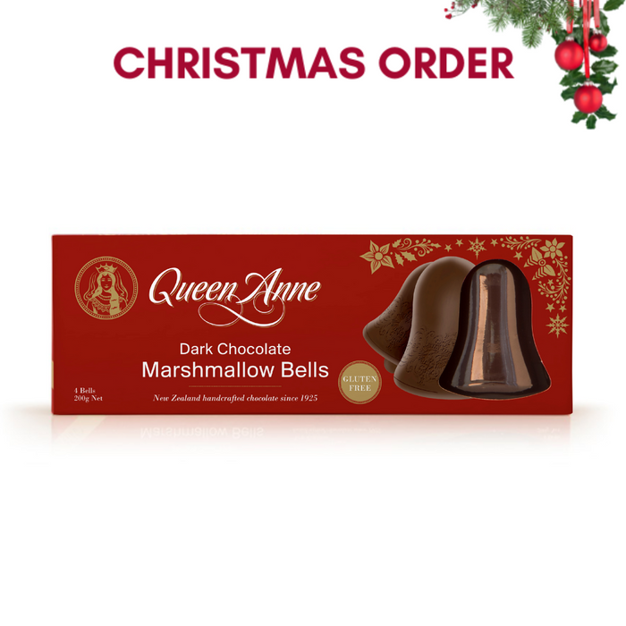 XMAS ORDER - Dark Chocolate Marshmallow Bells 200g