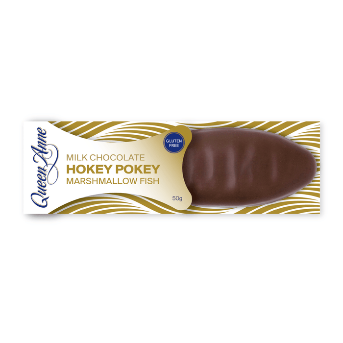 Milk Chocolate Hokey Pokey Marshmallow Fish 50g