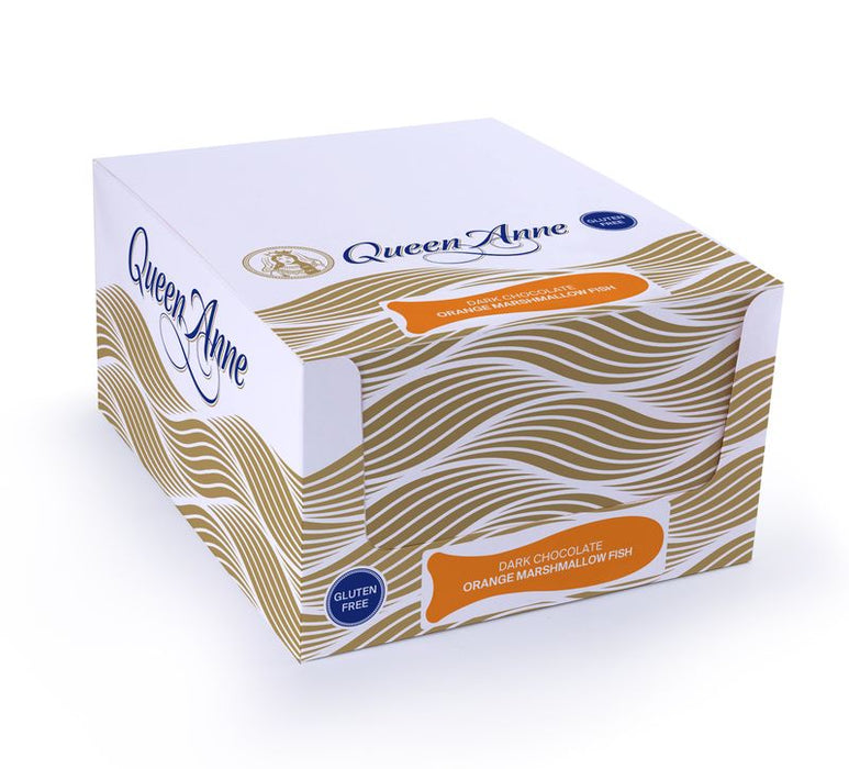 PARTY BOX - x24 50g Dark Chocolate Orange Marshmallow Fish