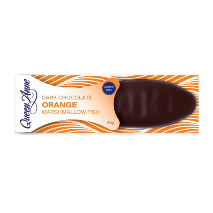Dark Chocolate Orange Marshmallow Fish 50g