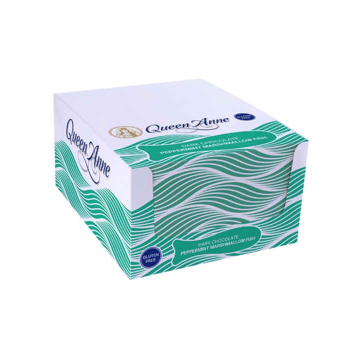 PARTY BOX - x24 50g Dark Chocolate Peppermint Marshmallow Fish