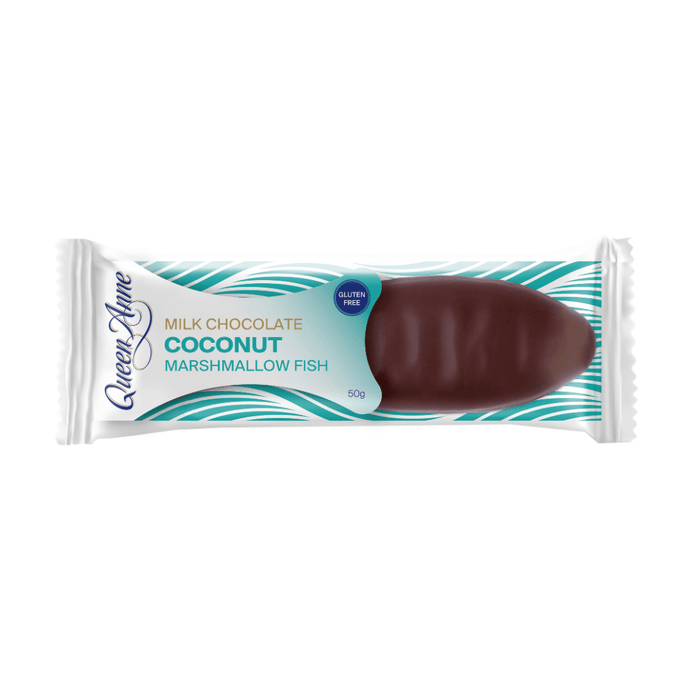 Milk Chocolate Coconut Marshmallow Fish 50g