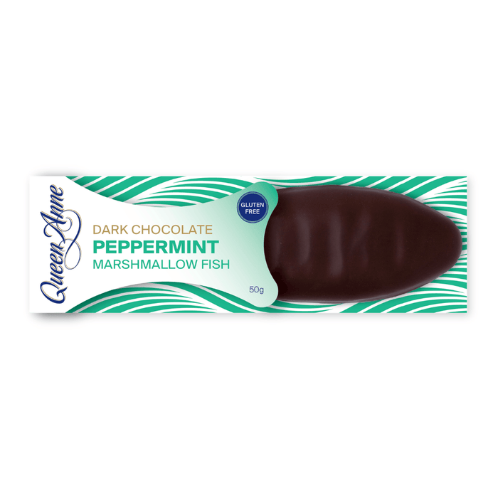 Dark Chocolate Peppermint Marshmallow Fish 50g