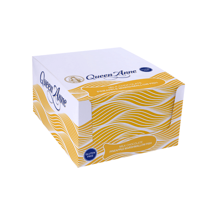PARTY BOX - x24 50g Milk Chocolate Pineapple Marshmallow Fish