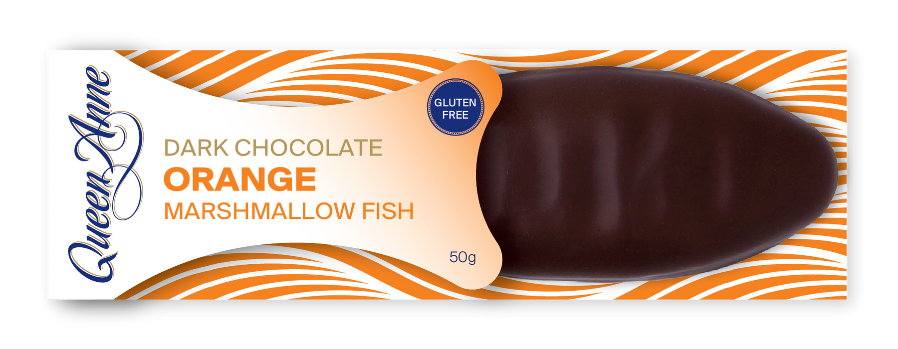 PARTY BOX - x24 50g Dark Chocolate Orange Marshmallow Fish