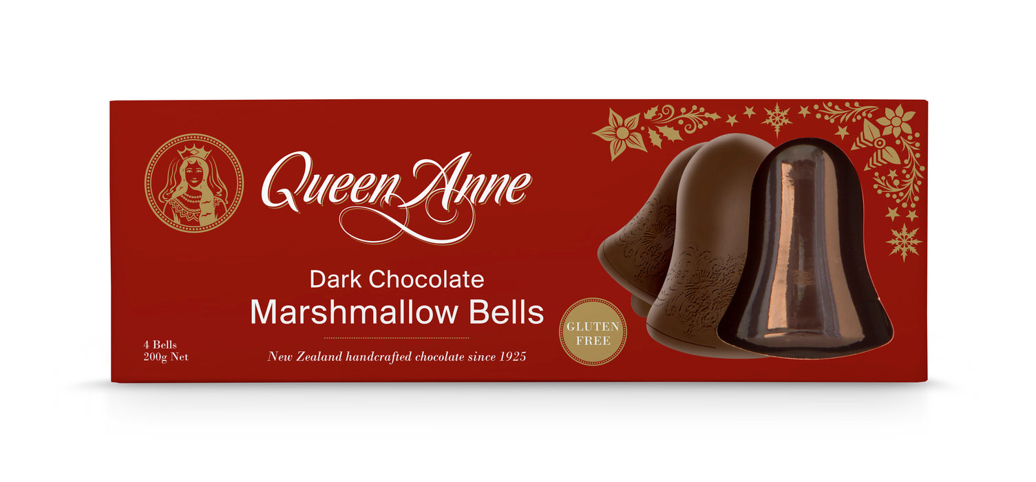 Dark Chocolate Marshmallow Bells 200g