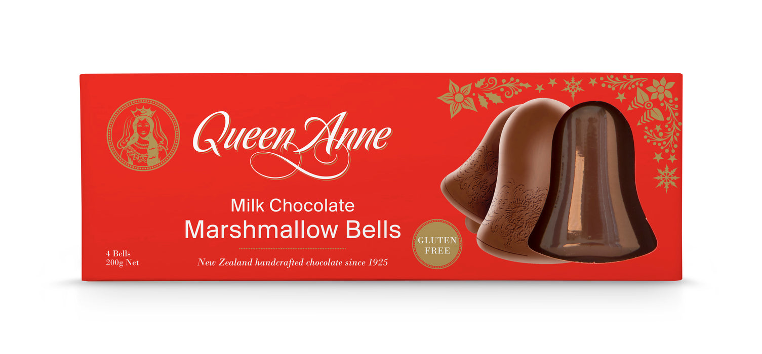 Milk Chocolate Marshmallow Bells 200g