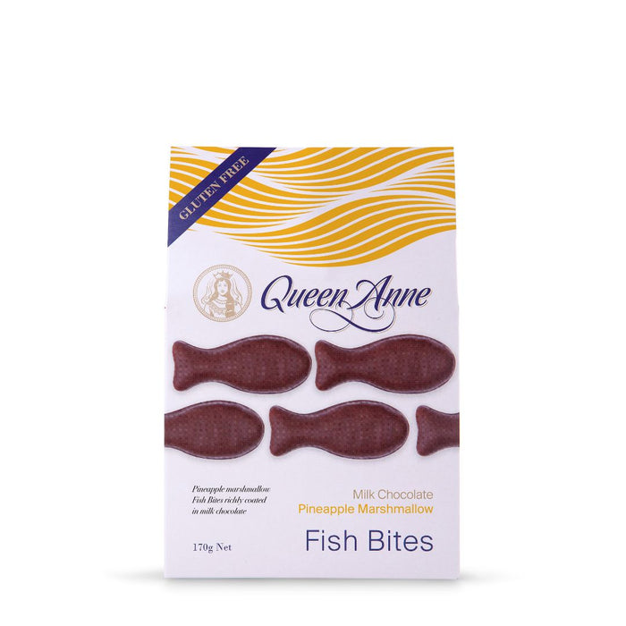 Milk Chocolate Pineapple Marshmallow Fish Bites - 170g